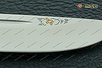 Нож Бекас береста, elmax, латунь : фото 6