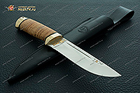 Нож Бекас береста, elmax, латунь : фото 8