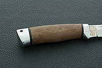 Нож Бекас стабилизированная карельская береза, elmax, алюминий : фото 3