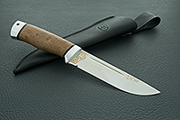 Нож Бекас стабилизированная карельская береза, elmax, алюминий : фото 8