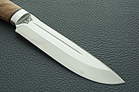 Нож Селигер стабилизированная карельская береза, aus-8, алюминий : фото 4
