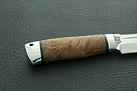 Нож Селигер стабилизированная карельская береза, aus-8, алюминий : фото 5