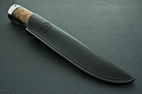 Нож Селигер стабилизированная карельская береза, aus-8, алюминий : фото 10