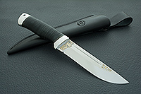 Нож Бекас наборная кожа, s390, алюминий : фото 9