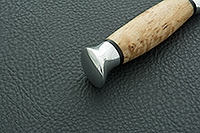 Нож Финка-3 стабилизированная карельская береза, elmax, алюминий : фото 5