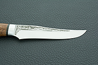 Нож Восток стабилизированная карельская береза, 95х18, алюминий : фото 7