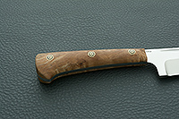 Нож Пчак-Н накладки стабилизированная карельская береза, elmax, цельнометаллический : фото 5