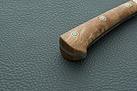 Нож Пчак-Н накладки стабилизированная карельская береза, elmax, цельнометаллический : фото 7