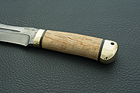 Нож Скорпион карельская береза, zdi-1016, латунь : фото 6