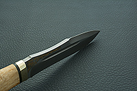 Нож Скорпион карельская береза, zdi-1016, латунь : фото 9