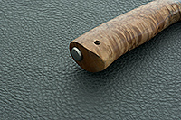 Нож Бекас стабилизированная карельская береза, k390, нержавеющая сталь : фото 4