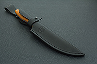 Нож Канадский средний (траппер) накладки микарта, 95х18, цельнометаллический : фото 7