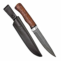 Нож Пескарь с ввертышем орех, zdi-1016, алюминий : фото 3