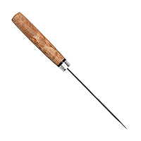 Нож Пескарь с ввертышем карельская береза, zdi-1016, алюминий : фото 4