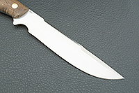 Нож Рифей накладки стабилизированный ореховый кап, n690, цельнометаллический : фото 4