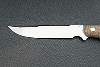 Нож Рифей накладки стабилизированный ореховый кап, n690, цельнометаллический : фото 7