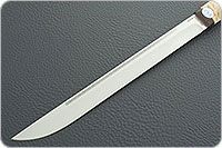 Нож Бурятский большой карельская береза, 95х18, текстолит : фото 3