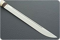 Нож Бурятский большой карельская береза, 95х18, текстолит : фото 4