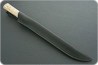 Нож Бурятский большой карельская береза, 95х18, текстолит : фото 10