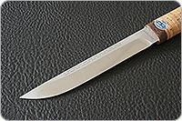 Нож Бурятский малый береста, 95х18, текстолит : фото 3