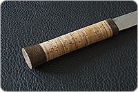 Нож Бурятский малый береста, 95х18, текстолит : фото 5