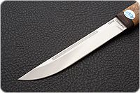 Нож Бурятский малый карельская береза, 95х18, текстолит : фото 3
