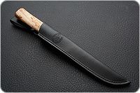 Нож Бурятский малый карельская береза, 95х18, текстолит : фото 9