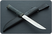 Нож Бурятский малый наборная кожа, 95х18, текстолит : фото 9