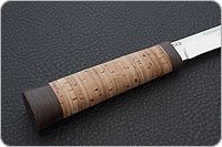 Нож Бурятский средний береста, 95х18, текстолит : фото 5