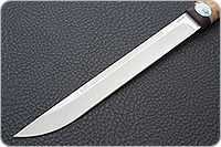 Нож Бурятский средний карельская береза, 95х18, текстолит : фото 3