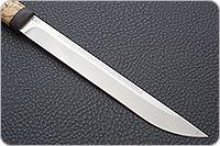 Нож Бурятский средний карельская береза, 95х18, текстолит : фото 4