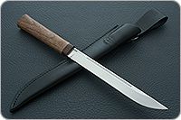 Нож Бурятский средний орех, 95х18, текстолит : фото 9