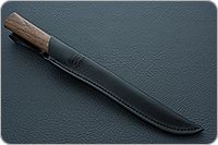 Нож Бурятский средний орех, 95х18, текстолит : фото 10