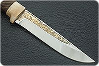 Нож Лиса кап ореховый, 40x10c2m (эи-107), кап березовый : фото 4