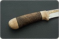 Нож Лиса кап ореховый, 40x10c2m (эи-107), кап березовый : фото 5