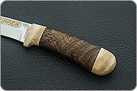 Нож Лиса кап ореховый, 40x10c2m (эи-107), кап березовый : фото 6