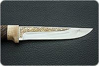 Нож Лиса кап ореховый, 40x10c2m (эи-107), кап березовый : фото 7