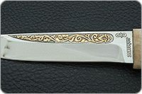 Нож Лиса кап ореховый, 40x10c2m (эи-107), кап березовый : фото 10