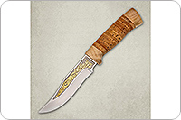 Нож Клычок-1 береста, 95х18, кап березовый : фото 2