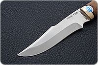 Нож Хазар карельская береза, 100х13м, латунь : фото 3