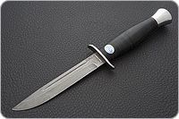 Нож Финка-2 деревянные ножны наборная кожа, zdi-1016, алюминий : фото 2