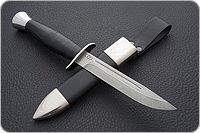 Нож Финка-2 деревянные ножны наборная кожа, zdi-1016, алюминий : фото 7