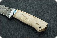 Нож Клык карельская береза, zd-0803, алюминий : фото 6