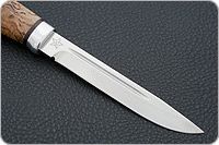 Нож Финка-3 карельская береза, 100х13м, алюминий : фото 4