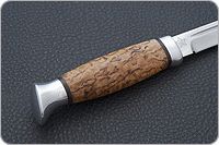 Нож Финка-3 карельская береза, 100х13м, алюминий : фото 5