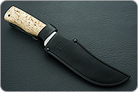 Нож Клык карельская береза, zdi-1016, алюминий : фото 9