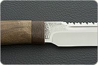 Нож Робинзон-1 орех, 100х13м, текстолит : фото 8