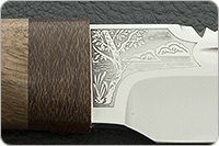 Нож Робинзон-1 орех, 100х13м, текстолит : фото 9