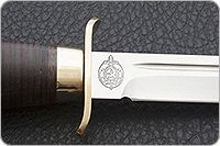 Нож Финка-2 наборная кожа, 100х13м, латунь : фото 4