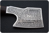 Топорик карельская береза, 40x10c2m (эи-107), текстолит : фото 4